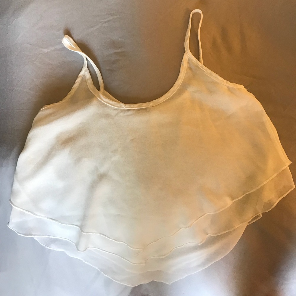 White flowy shirt